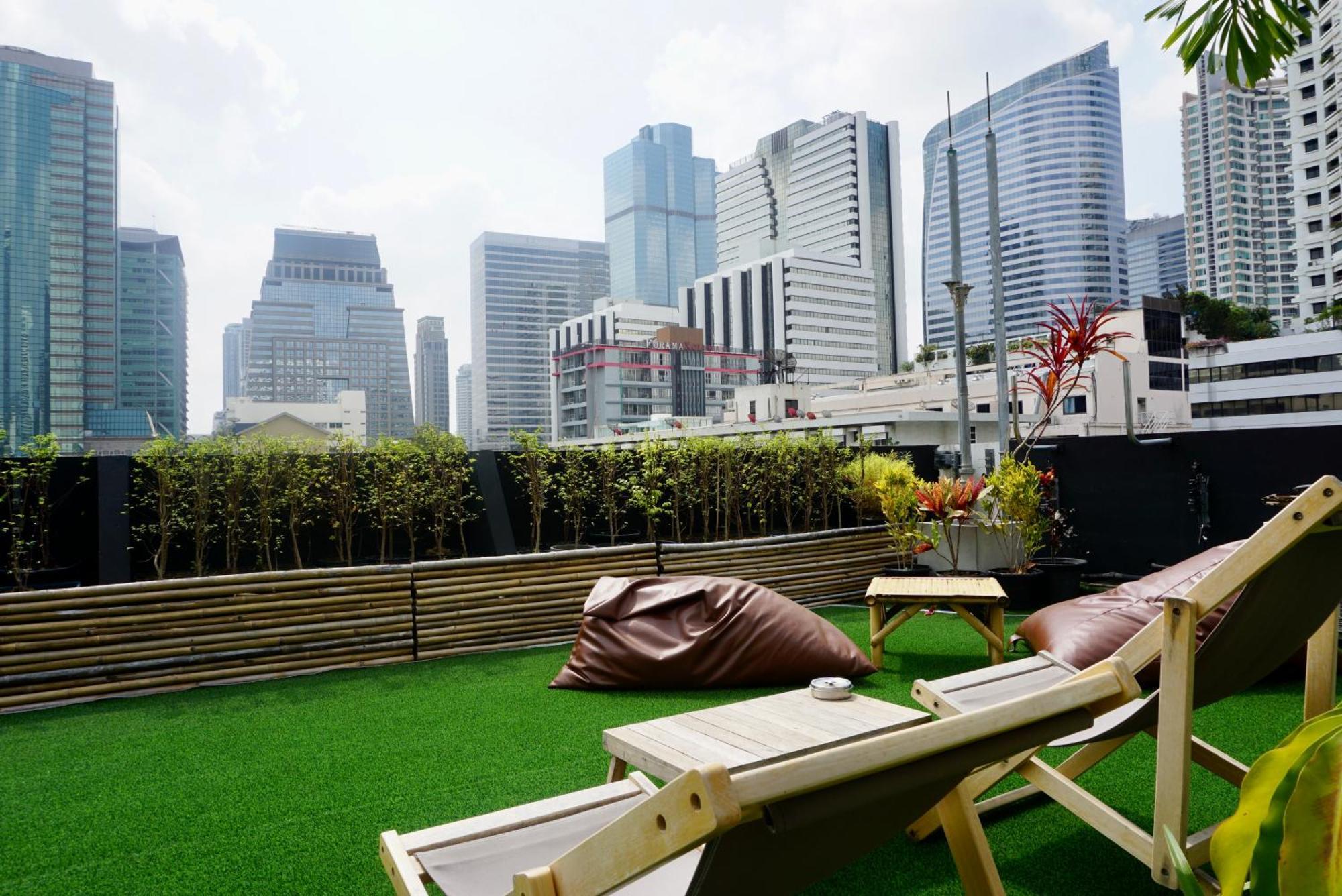 Silom Soi 3 Hash Apartment Hip And Funky With Rooftop View Bangkok Exterior foto